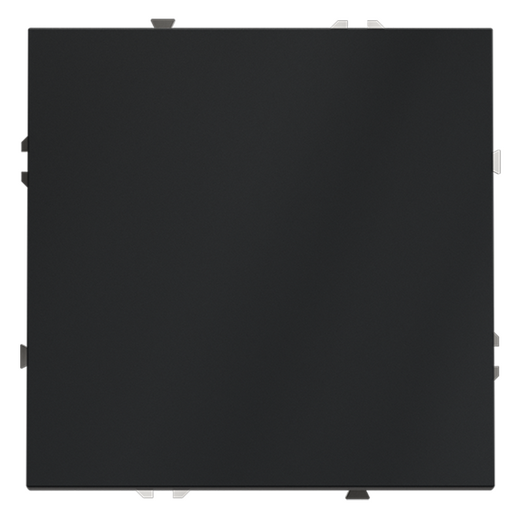 Выключатель с самовозвратом встраиваемый VOLTUM S70 одноклавишный 10А, (графит)