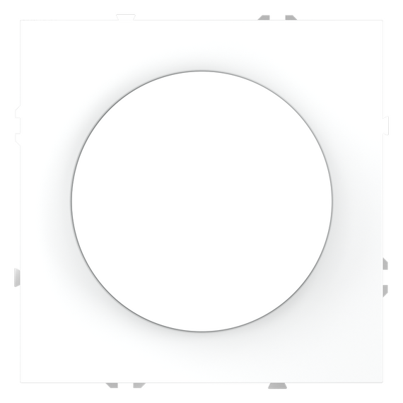 Светорегулятор встраиваемый VOLTUM S70 поворотно-нажимной 600 Вт, (белый матовый)