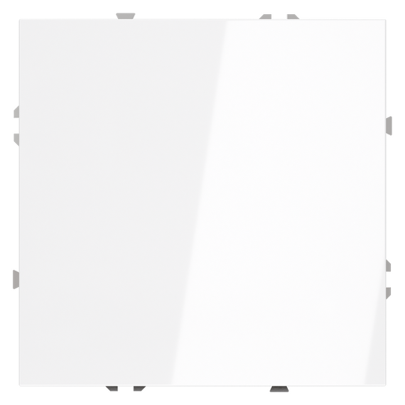 Заглушка VOLTUM S70 с суппортом, (белый глянцевый)