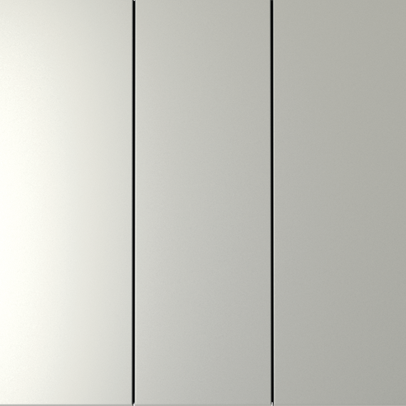 Выключатель встраиваемый VOLTUM S70 трехклавишный 10А, (сталь), изображение 7