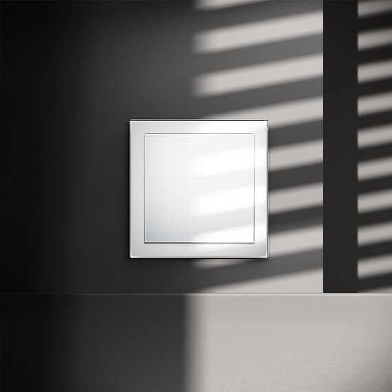 Выключатель встраиваемый VOLTUM S70 одноклавишный 10А, (белый глянцевый), изображение 7