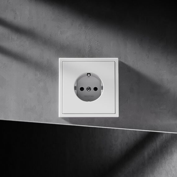 Проходной переключатель встраиваемый VOLTUM S70 двухклавишный 10А, (сталь), изображение 5