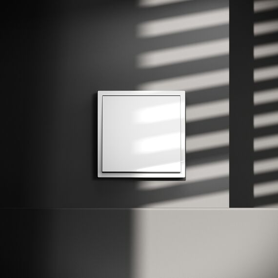 Заглушка VOLTUM S70 с суппортом, (белый глянцевый), изображение 4