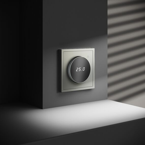 Терморегулятор электронный VOLTUM S70 с индикацией и датчиком, для теплого пола, (сталь), изображение 4