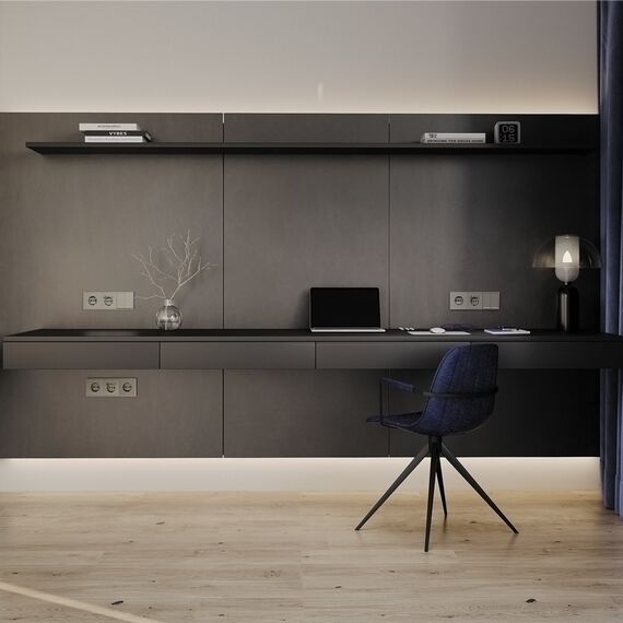 Проходной переключатель встраиваемый VOLTUM S70 двухклавишный с подсветкой 10А, (шелк), изображение 7