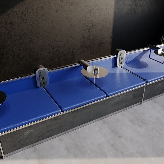 Светорегулятор встраиваемый VOLTUM S70 поворотно-нажимной 600 Вт, (титан), изображение 6