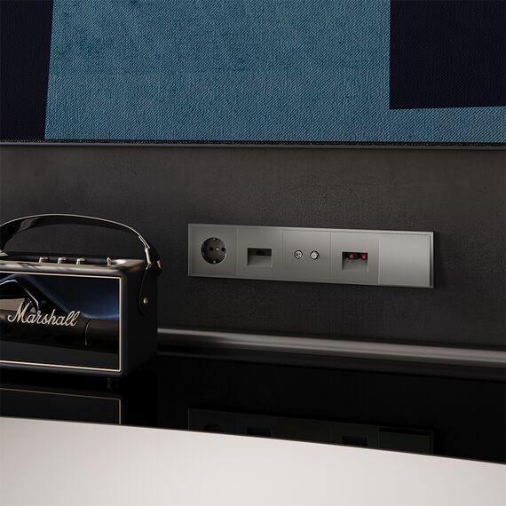 Вывод кабеля VOLTUM S70, (титан), изображение 5