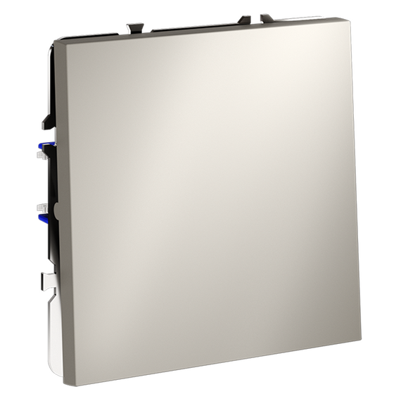 Выключатель встраиваемый VOLTUM S70 одноклавишный 10А, (кашемир), изображение 2