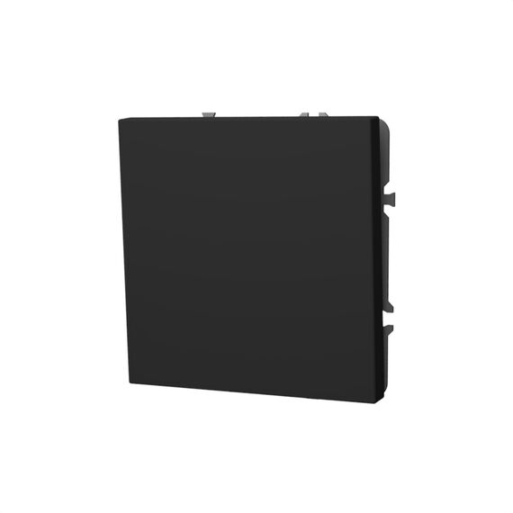 Выключатель встраиваемый VOLTUM S70 одноклавишный 10А, (графит), изображение 8