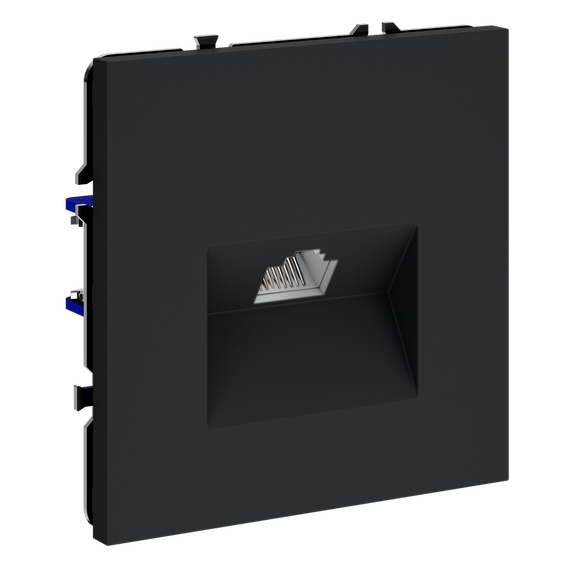 Розетка компьютерная встраиваемая VOLTUM S70 RJ45 кат.6, (графит), изображение 7