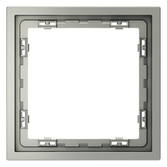 Рамка пластиковая VOLTUM S70 на 1 пост, (сталь)