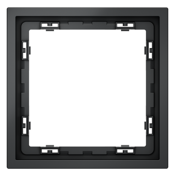 Рамка пластиковая VOLTUM S70 на 1 пост, (графит)