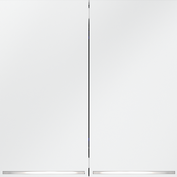 Выключатель встраиваемый VOLTUM S70 двухклавишный с подсветкой 10А, (белый матовый), изображение 8