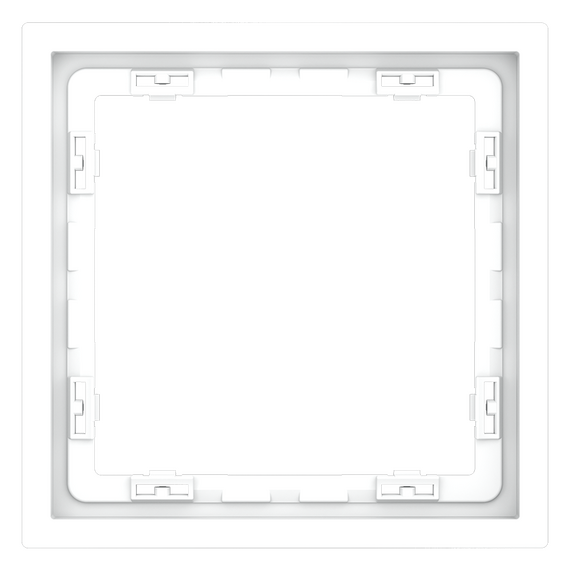 Рамка пластиковая VOLTUM S70 на 1 пост, (белый матовый), изображение 6
