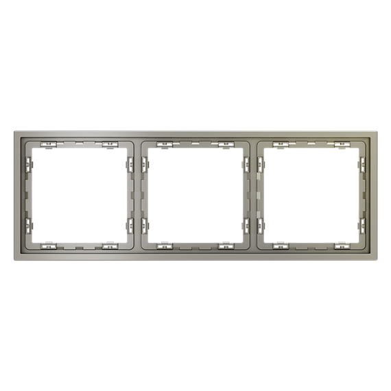 Рамка пластиковая VOLTUM S70 на 3 поста, (шелк), изображение 5