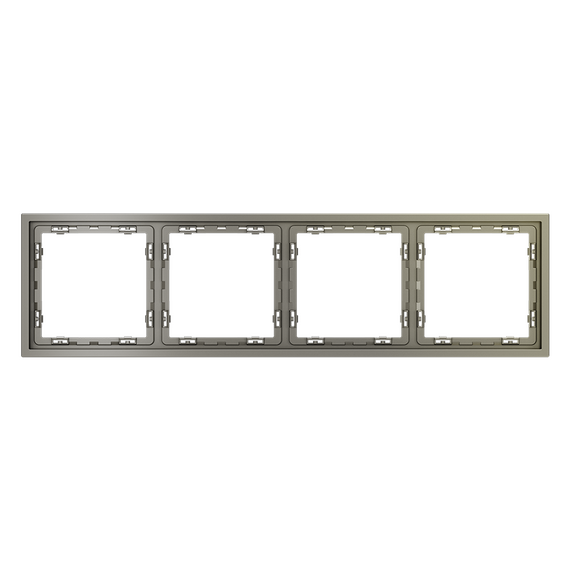 Рамка пластиковая VOLTUM S70 на 4 поста, (шелк), изображение 5