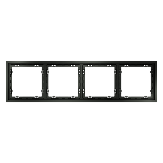 Рамка пластиковая VOLTUM S70 на 4 поста, (титан), изображение 5