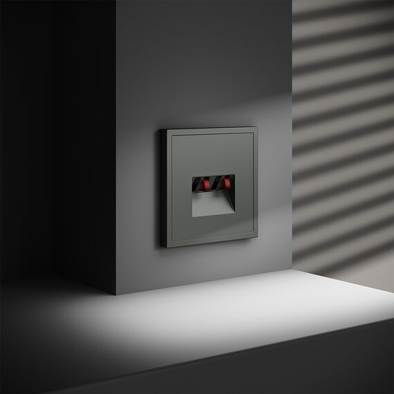 Розетка акустическая встраиваемая VOLTUM S70 4-местная, (титан), изображение 5