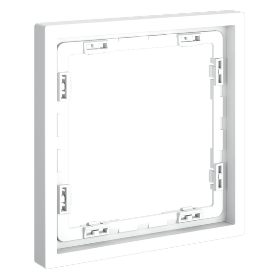 Рамка пластиковая VOLTUM S70 на 1 пост, (белый матовый), изображение 2