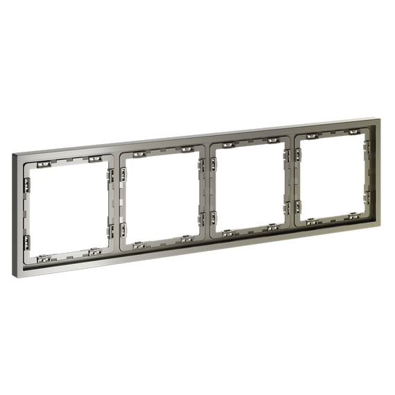 Рамка пластиковая VOLTUM S70 на 4 поста, (шелк), изображение 2