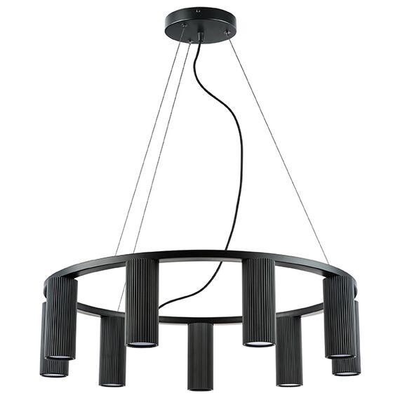 718097 Люстра ROMA 9х28W GU10 (led) MATT BLACK