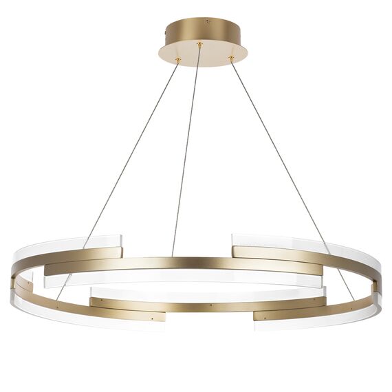 736333 Люстра ROTONDA 70W LED 3805LM 120G ЗОЛОТО 3000K