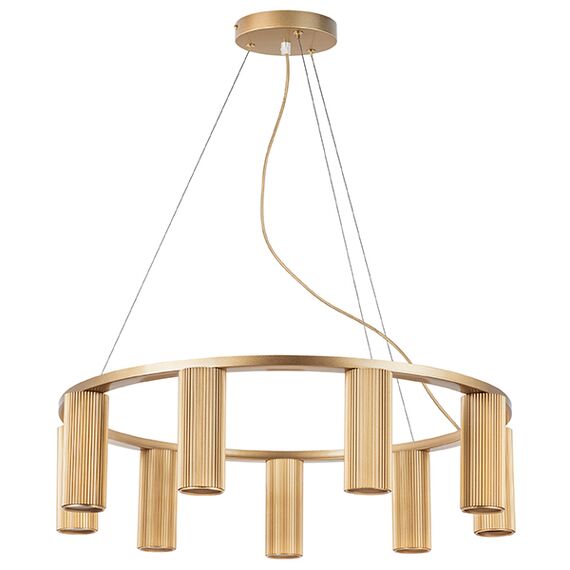 718093 Люстра ROMA 9х28W GU10 (led) CHAMPAGNE GOLD