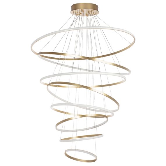 736483 Люстра ROTONDA 293W LED 8471LM 120G ЗОЛОТО 3000K