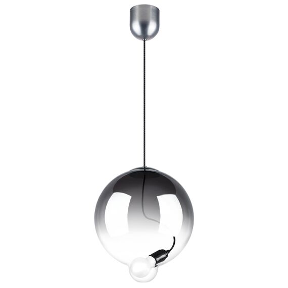 805301 Люстра COLORE 1х8W (led) E27 АЛЮМИНИЙ/ДЫМЧАТЫЙ