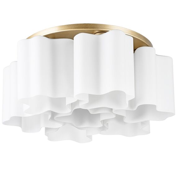 802073 Люстра NUBI 7х40W E27 ШАМПАНЬ/БЕЛЫЙ