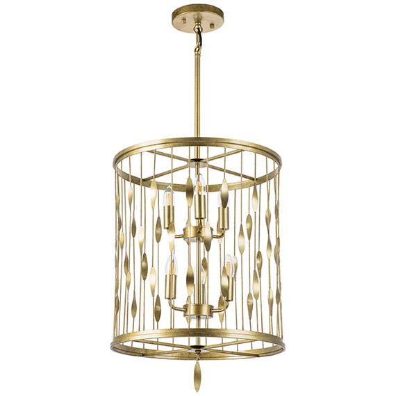 725163 Люстра FIRENZE 6х40W E14 ЗОЛОТО