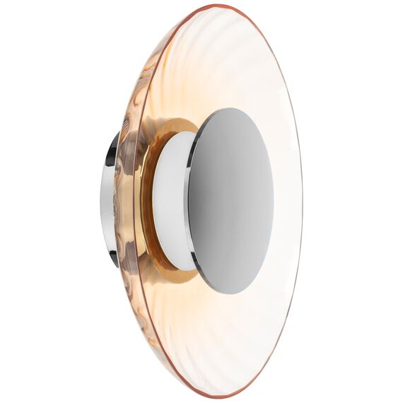 809023 Настенно-потолочный светильник CELESTA LED 24W 600LM ХРОМ/КОНЬЯЧНЫЙ 3000K