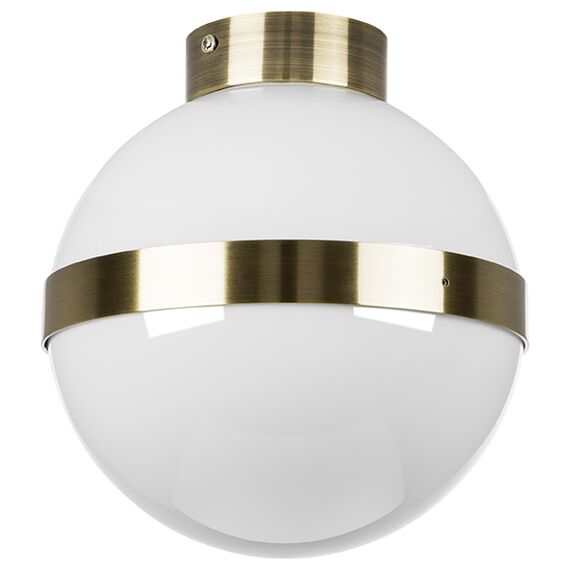 812111 Люстра GLOBO 1х40W E14 antique bronze/white