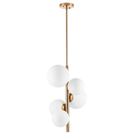 815053 Люстра CROCO 5х40W E14 ЛАТУНЬ