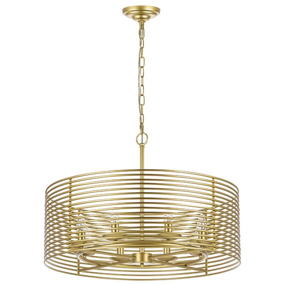 728083 Люстра ZETA 8х40W E14 ЗОЛОТО