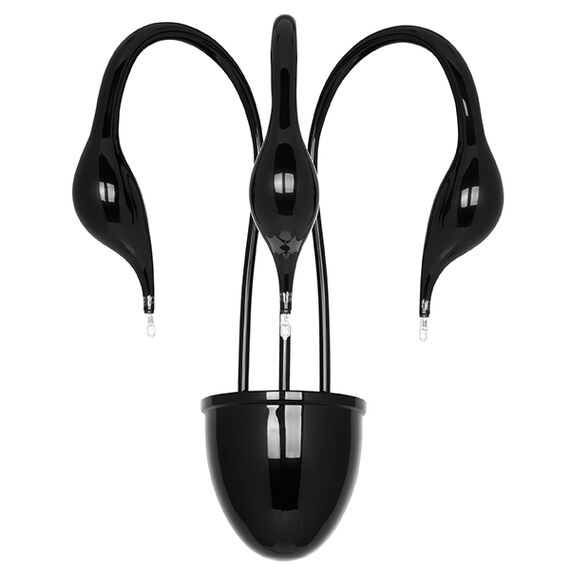 751637 Бра Cigno collo 3х20W G4 ЧЕРНЫЙ