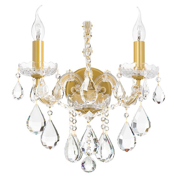 775623 Бра CHAMPA 2х60W E14 ЗОЛОТО