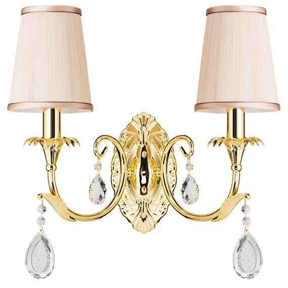 691622 Бра CAPPA 2x40W E14 ЗОЛОТО