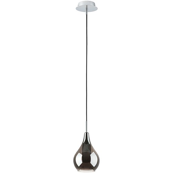 803037 Подвес PENTOLA 1х25W G9 ХРОМ/ДЫМЧАТЫЙ