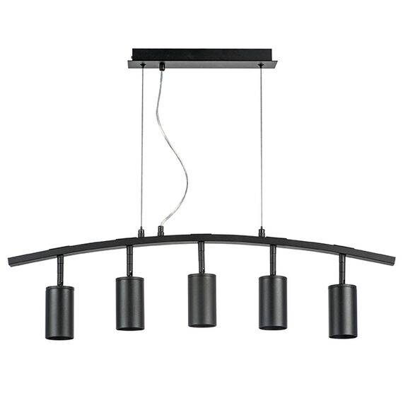 LR735375 Люстра RULLO 5х50W GU10 ЧЕРНЫЙ (571735+214437-5)