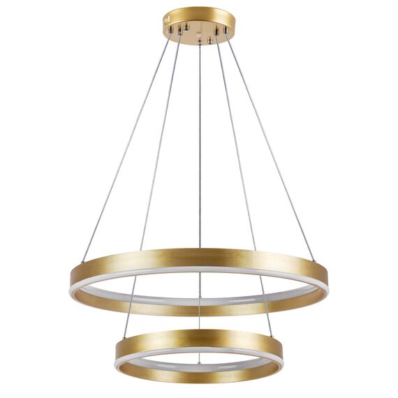 736422 Люстра ROTONDA 165W LED 7920LM 120G ЗОЛОТО 3000-6000K