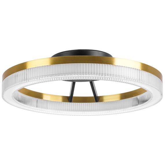 736040 Люстра ROTONDA 21W LED 1053LM 180G ЧЕРНЫЙ/ЛАТУНЬ 3000K