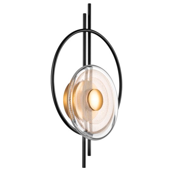 609622 Бра ERICA 5W LED 110LM G ЧЕРНЫЙ/ЗОЛОТО 3000K