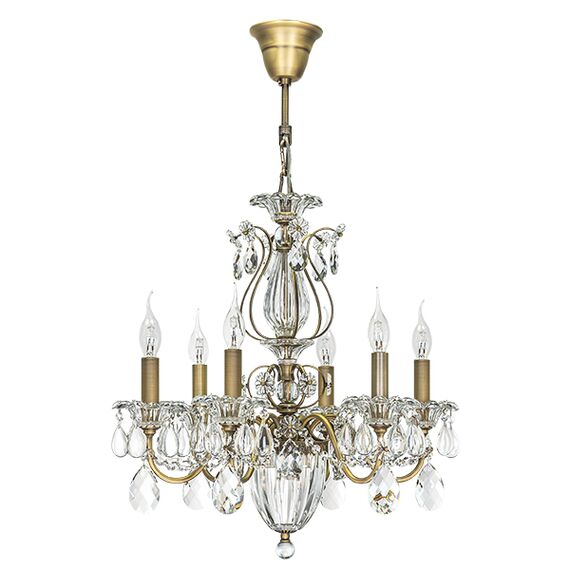 790061 Люстра SCHON 6x60W E14 Bronze