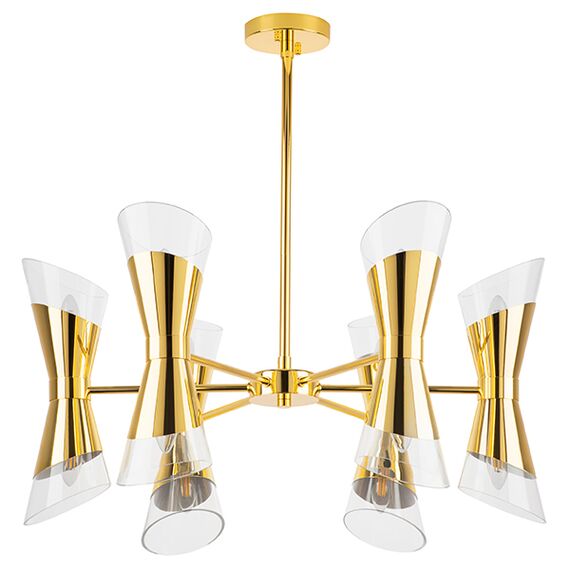 817122 Люстра STRATO 12х40W E14 ЗОЛОТО