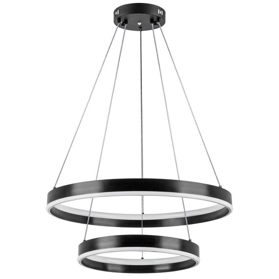 736427 Люстра ROTONDA 165W LED 5040LM 120G ЧЕРНЫЙ 3000-6000K