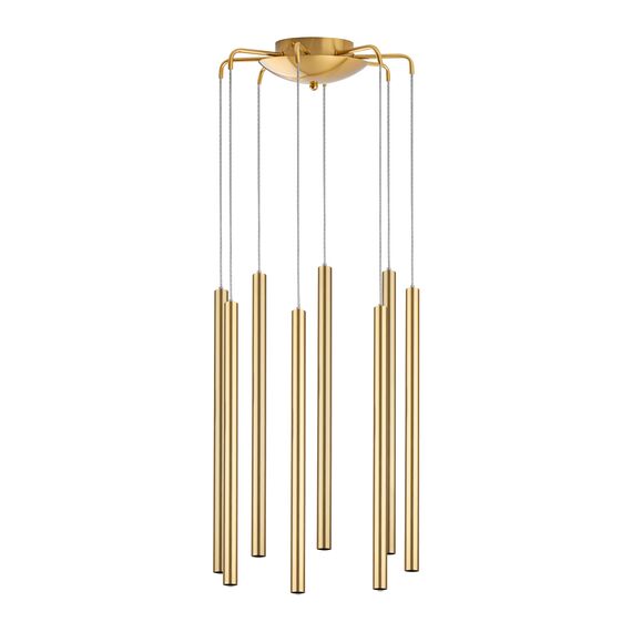 L8T747233 Люстра TUBO LED 40W 2400LM 25G ЗОЛОТО 3000K (574733+747233 (8шт)