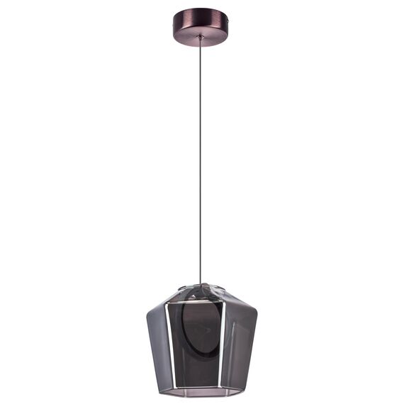 796118 Люстра CARAMELLO LED 6W 110LM КОФЕЙНЫЙ/ПЕПЕЛЬНЫЙ 3000K