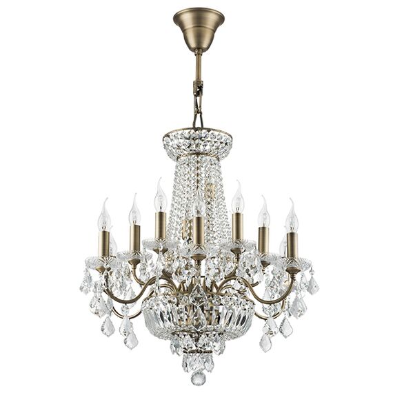 700161 Люстра подвесная CLASSIC 16х60W E14 БРОНЗА