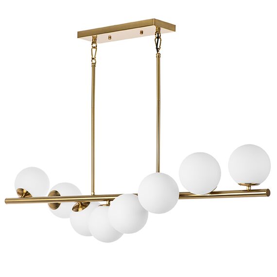 815183 Люстра CROCO 8х40W E14 ЛАТУНЬ